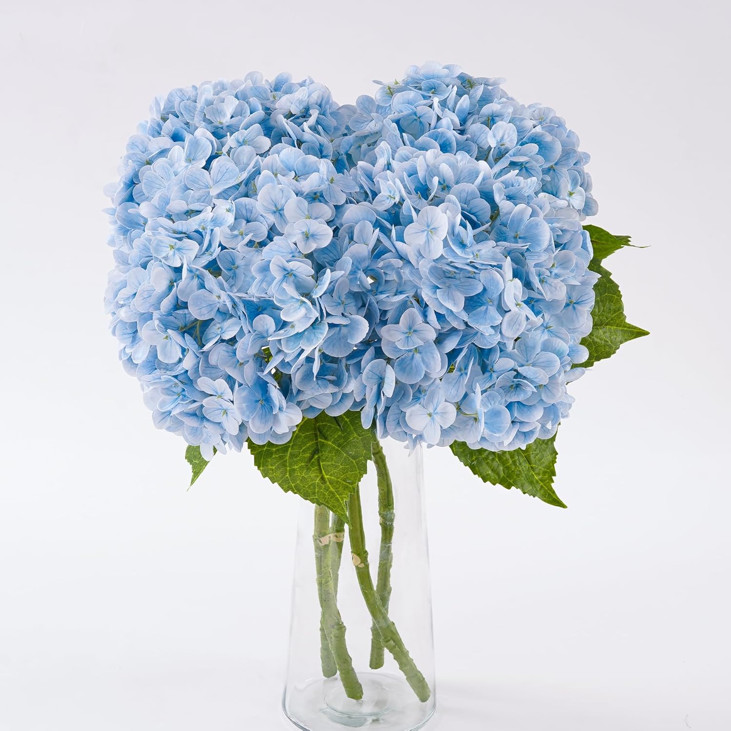Blue Artificial Flowers — 21" — 4pcs