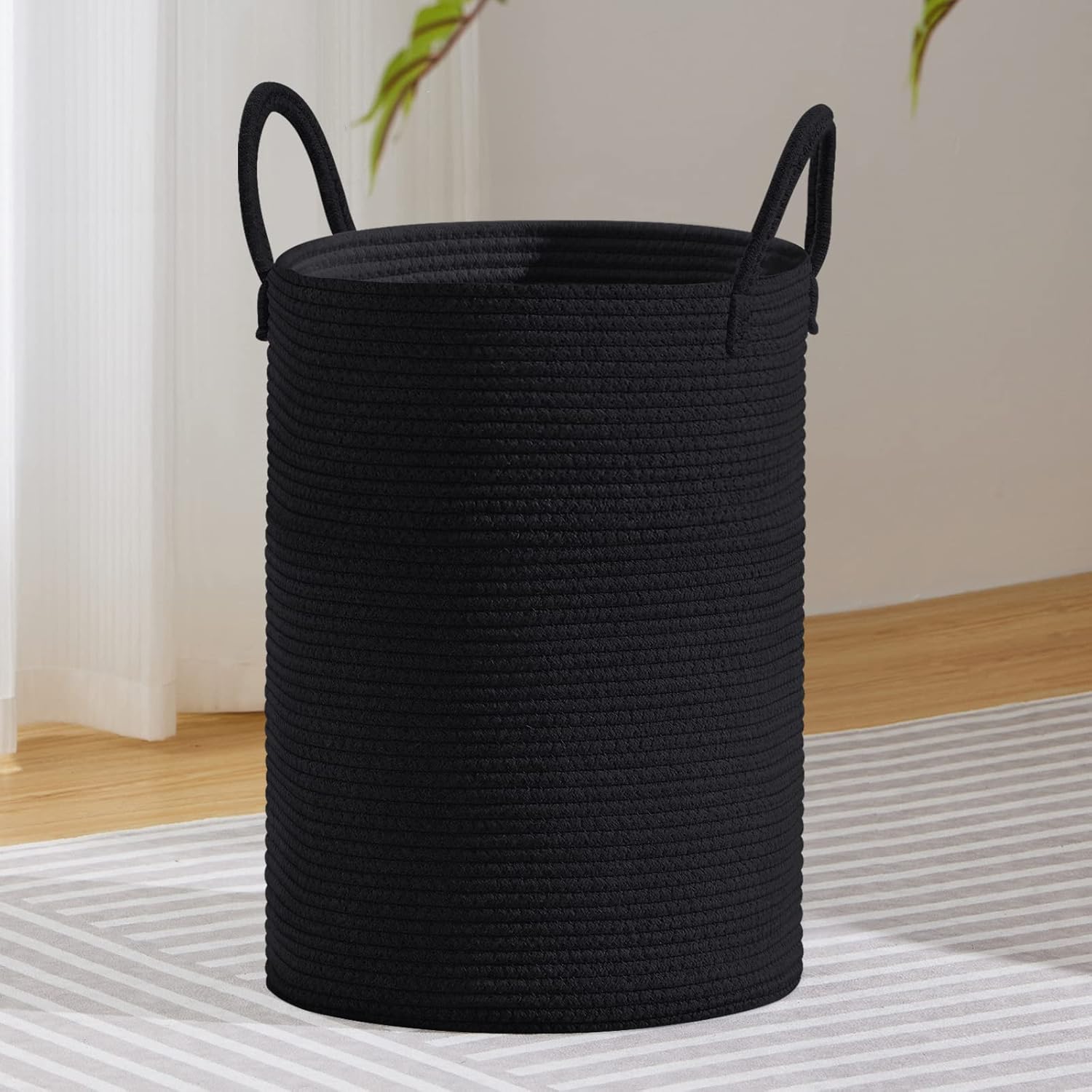 Boho Black Throw Pillow — 72L
