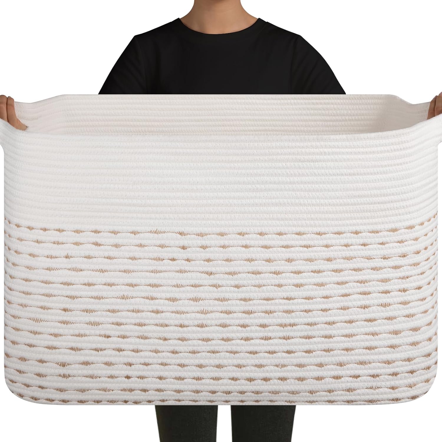 Boho Black Throw Pillow — Light Yellow & White