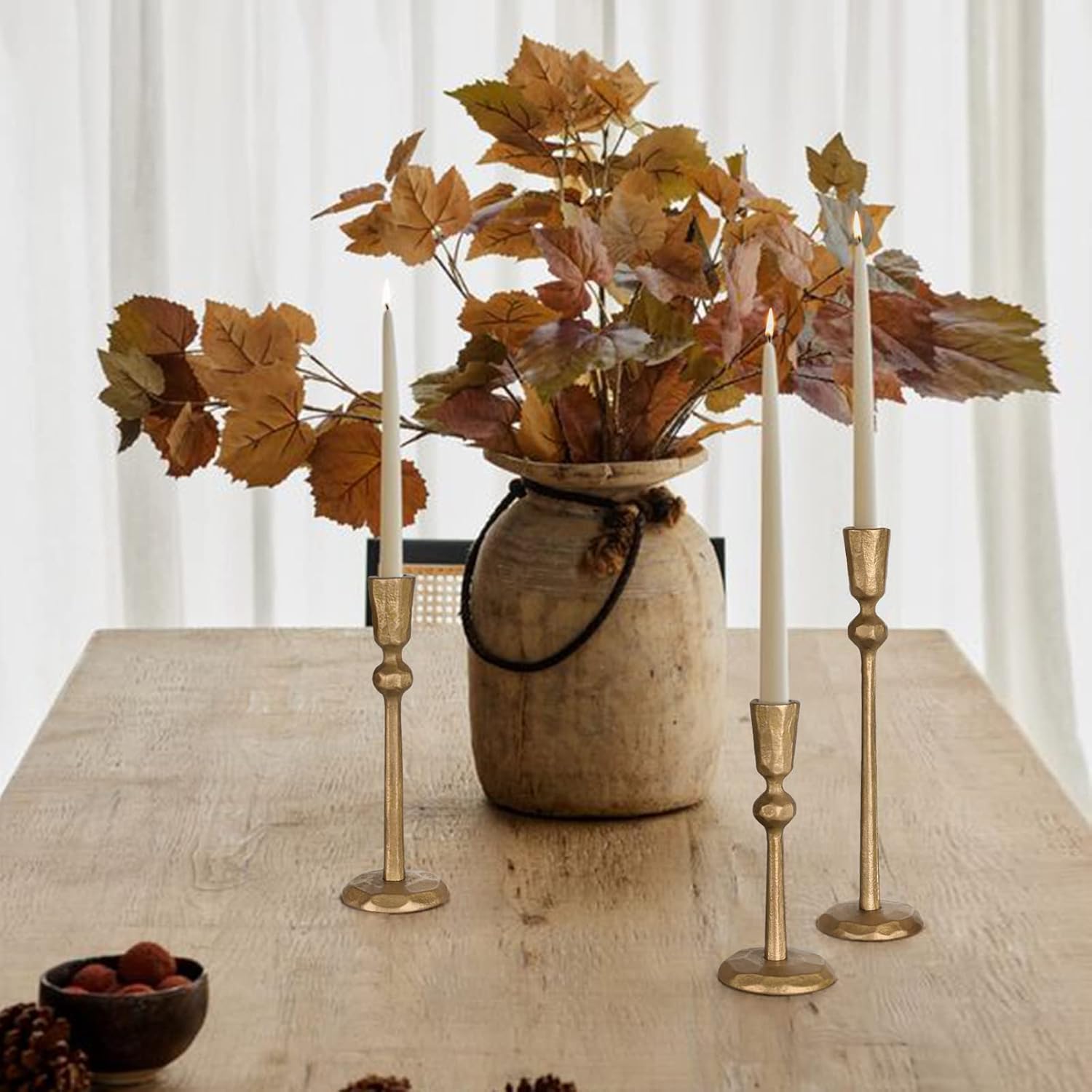 Antique Luxe Black Candle — Set of 3 - View 5