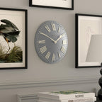 Modern Blue Wall Clock — 12" - View 4