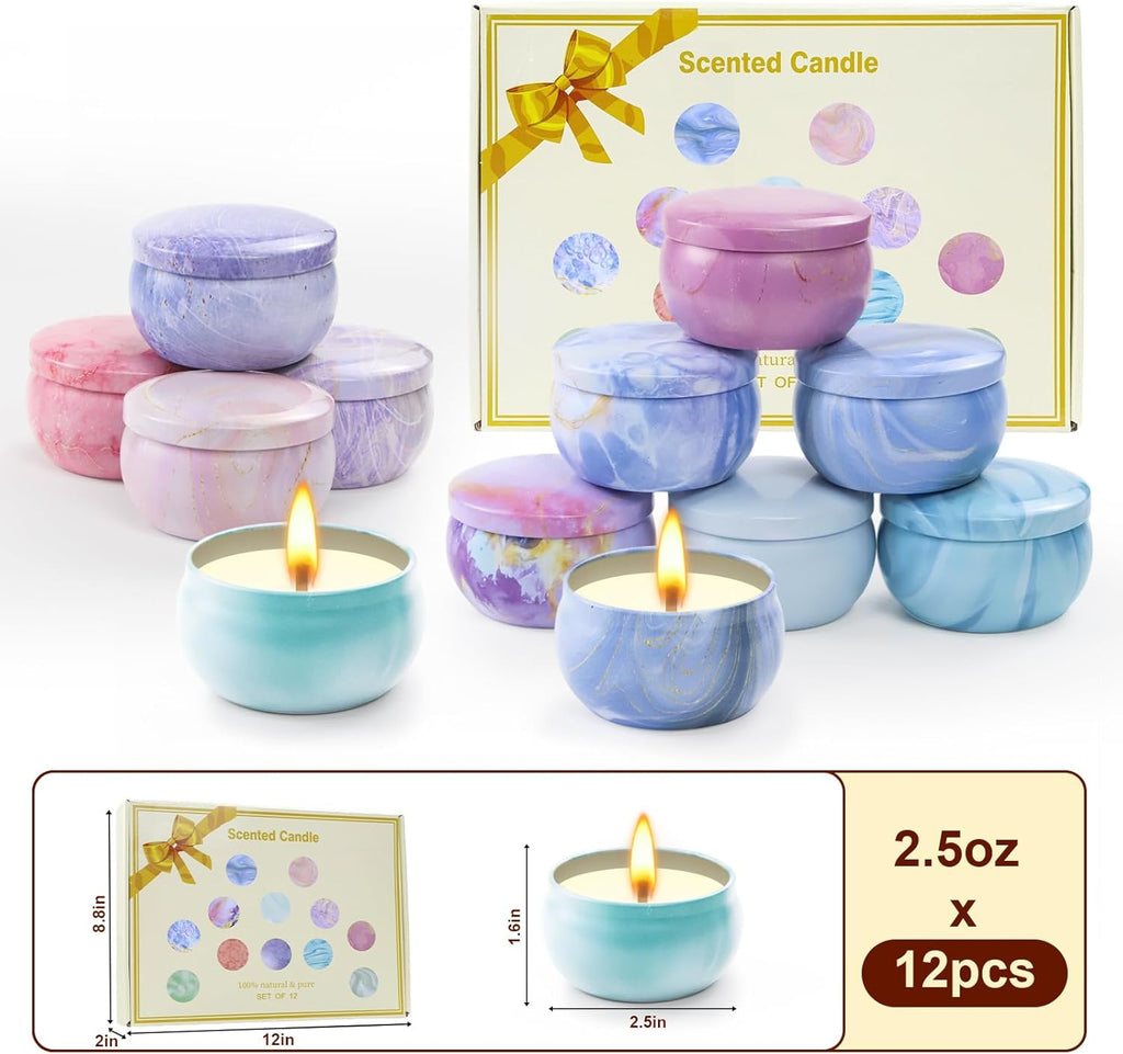 Soy Wax Metal Scented Candle - View 8