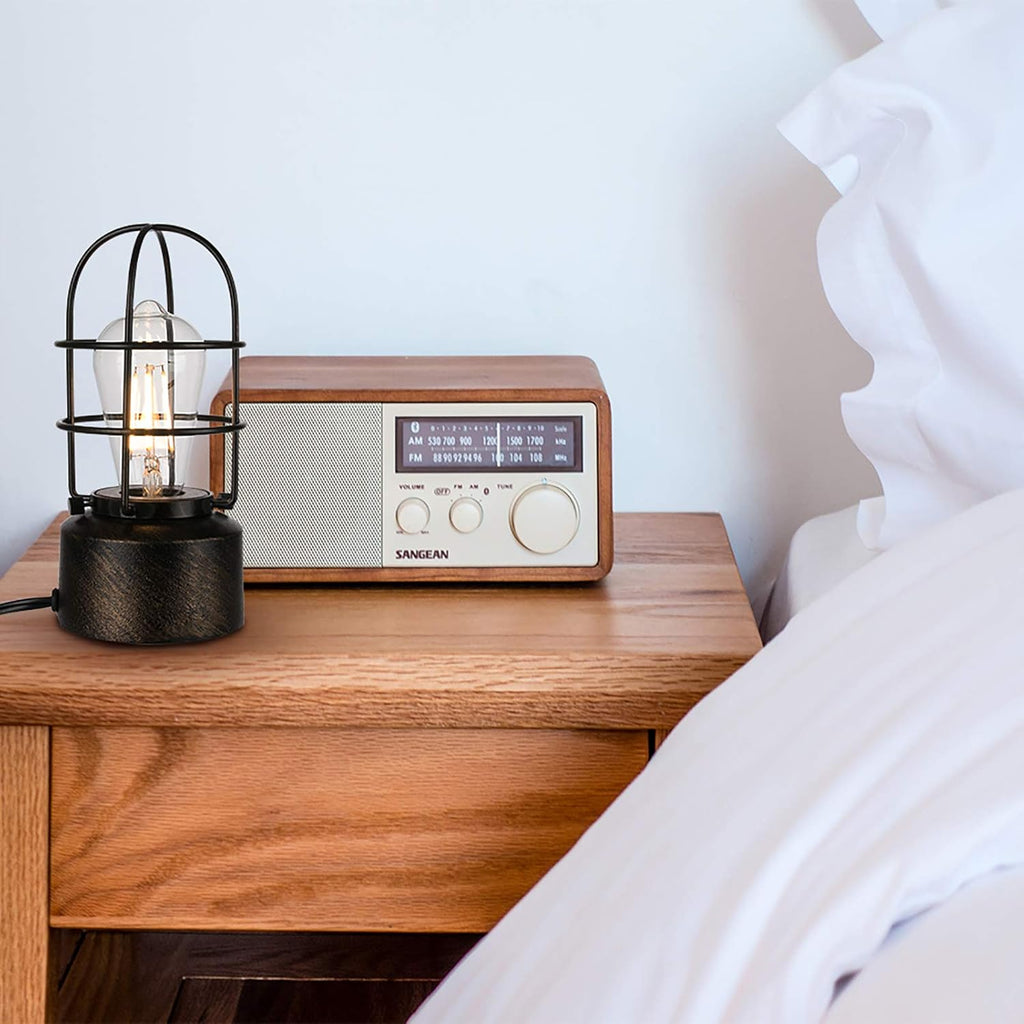 Dimmable Farmhouse Metal Bedside Lamp - View 7