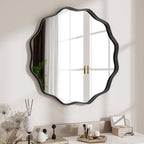 Round Black Mirror — 20"