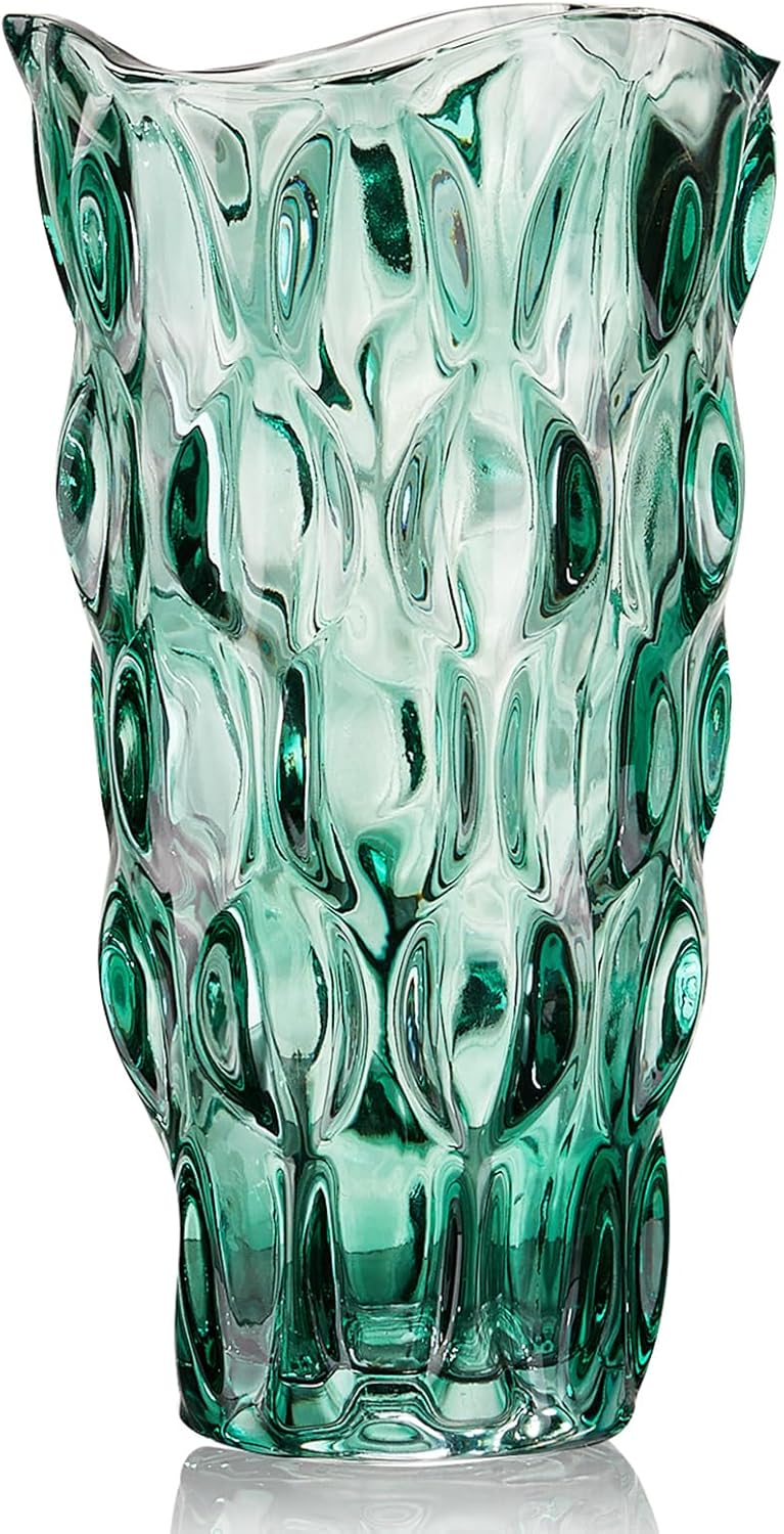 Luxe Blue Vase — Green