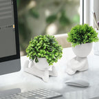 Beige Faux Succulent - View 2