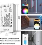 Dimmable Metal LED Strip Light - View 5