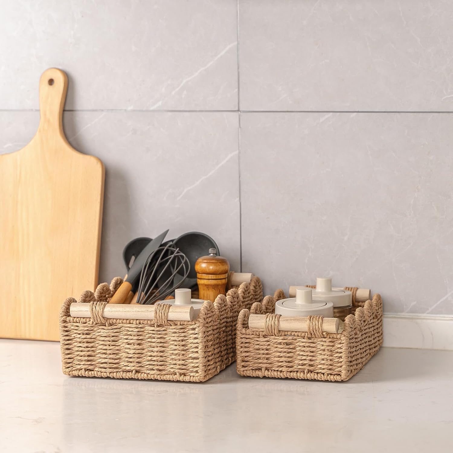 Beige Basket - View 5
