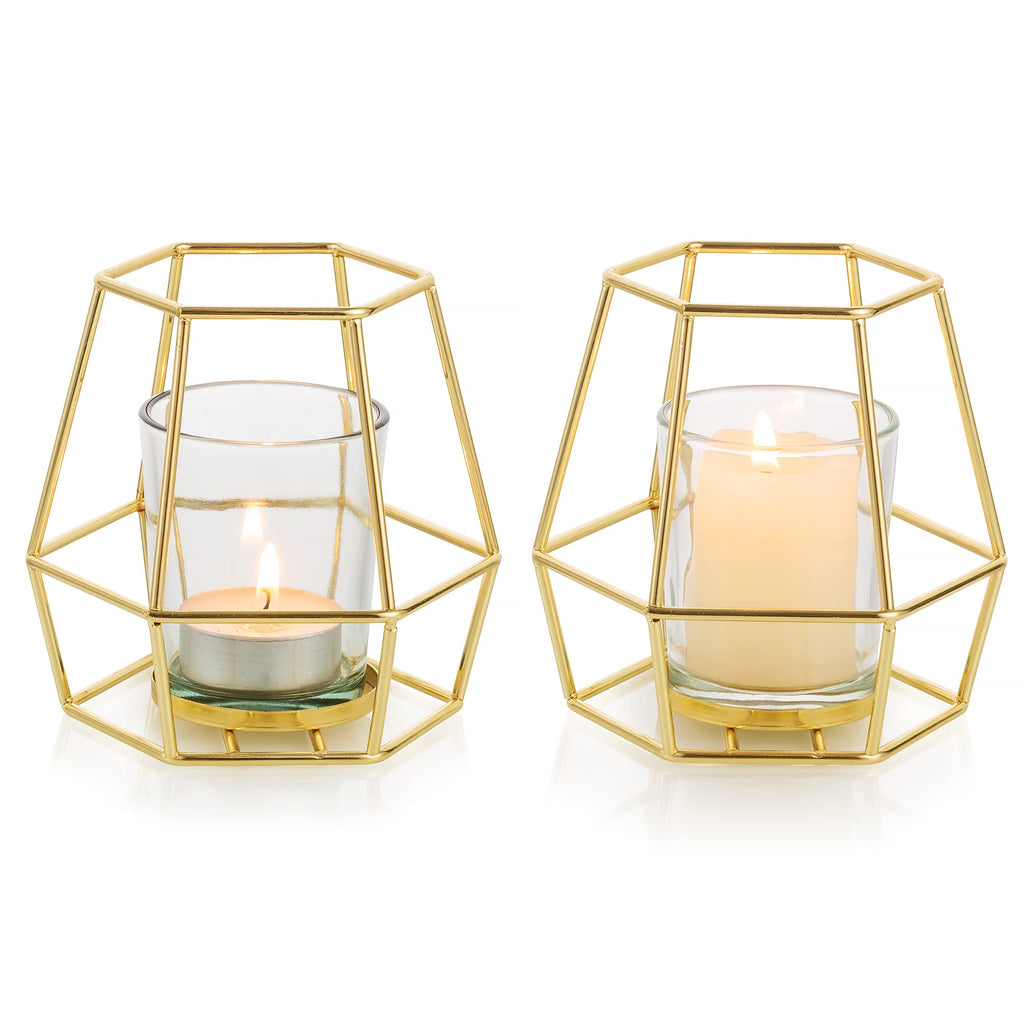 Luxe Black Pillar Candle — Set of 2