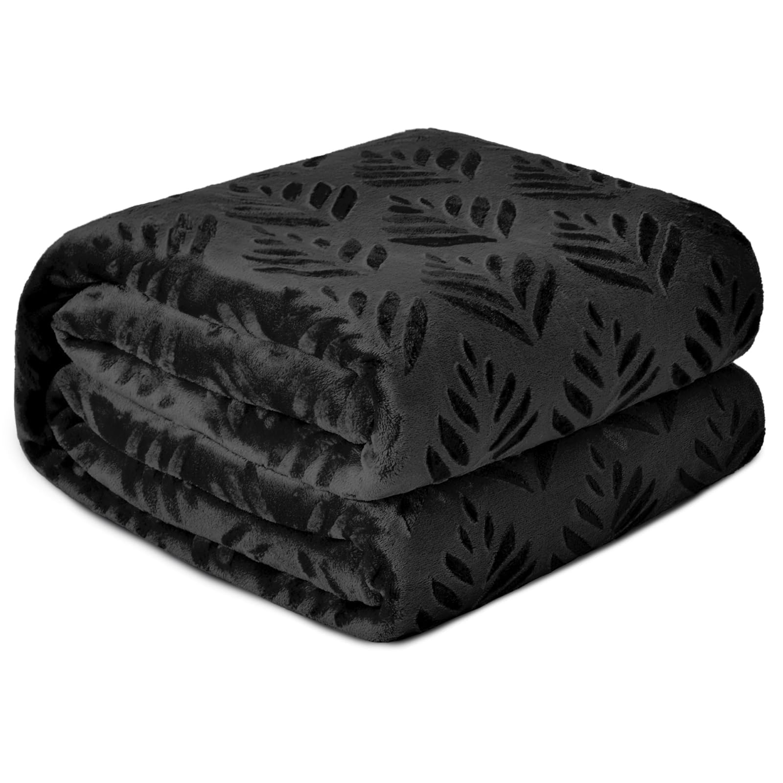 Black Throw Pillow — 50"