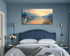 Framed Beige Canvas Wall Art — 40" - View 3