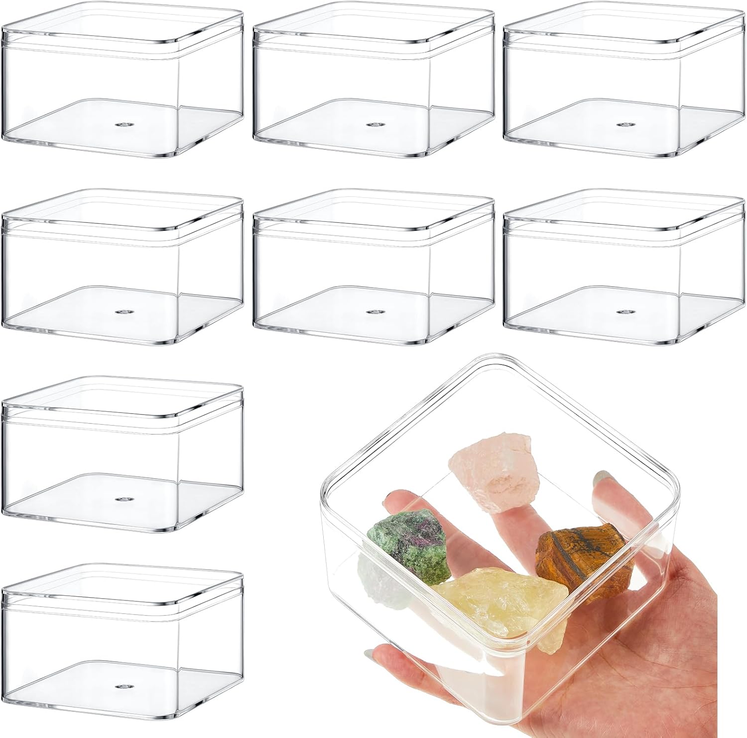 Metal Storage Basket — 2" — 3.94 x 3.94 x 2.36 Inch