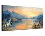 Framed Beige Canvas Wall Art — 40"