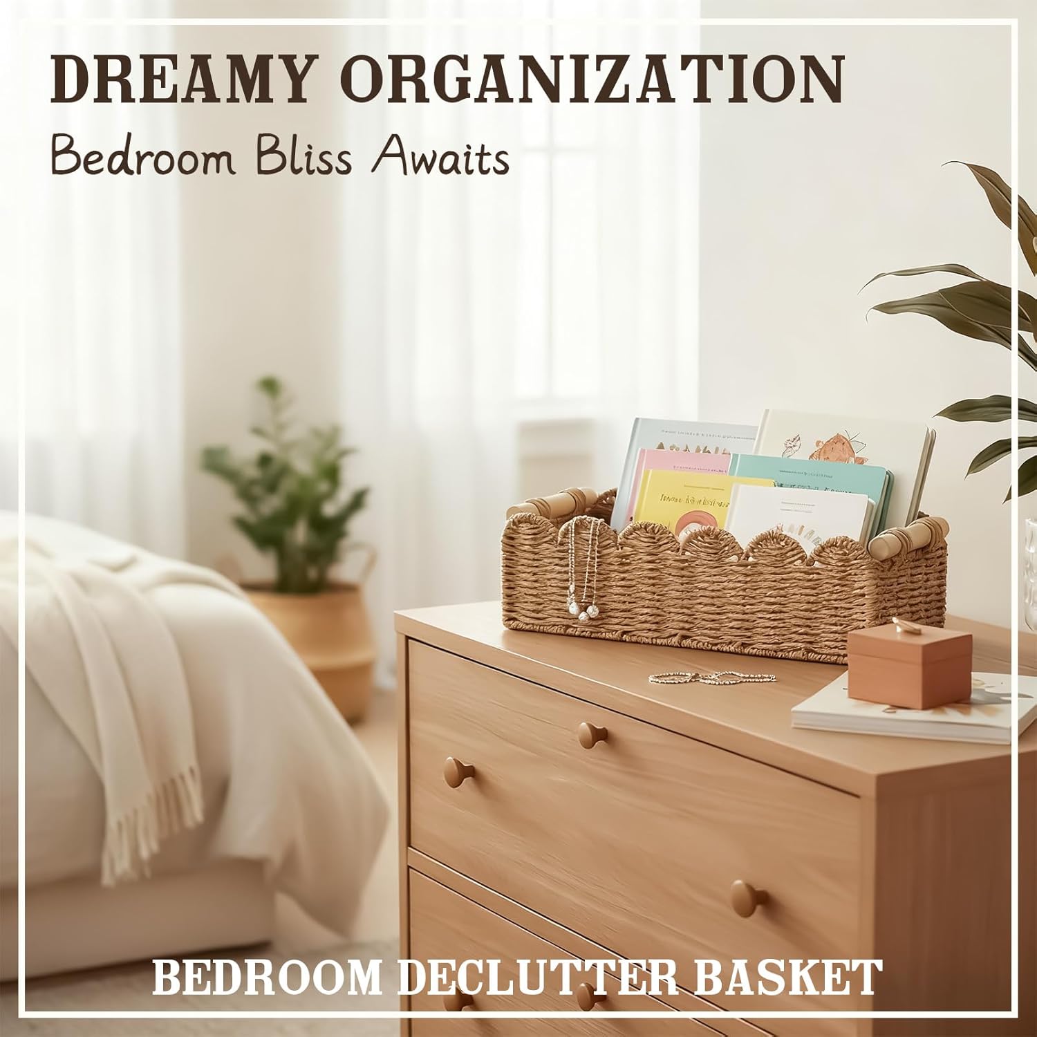 Beige Storage Basket - View 3
