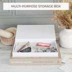 Modern Beige Storage Basket — Set of 2 - View 5