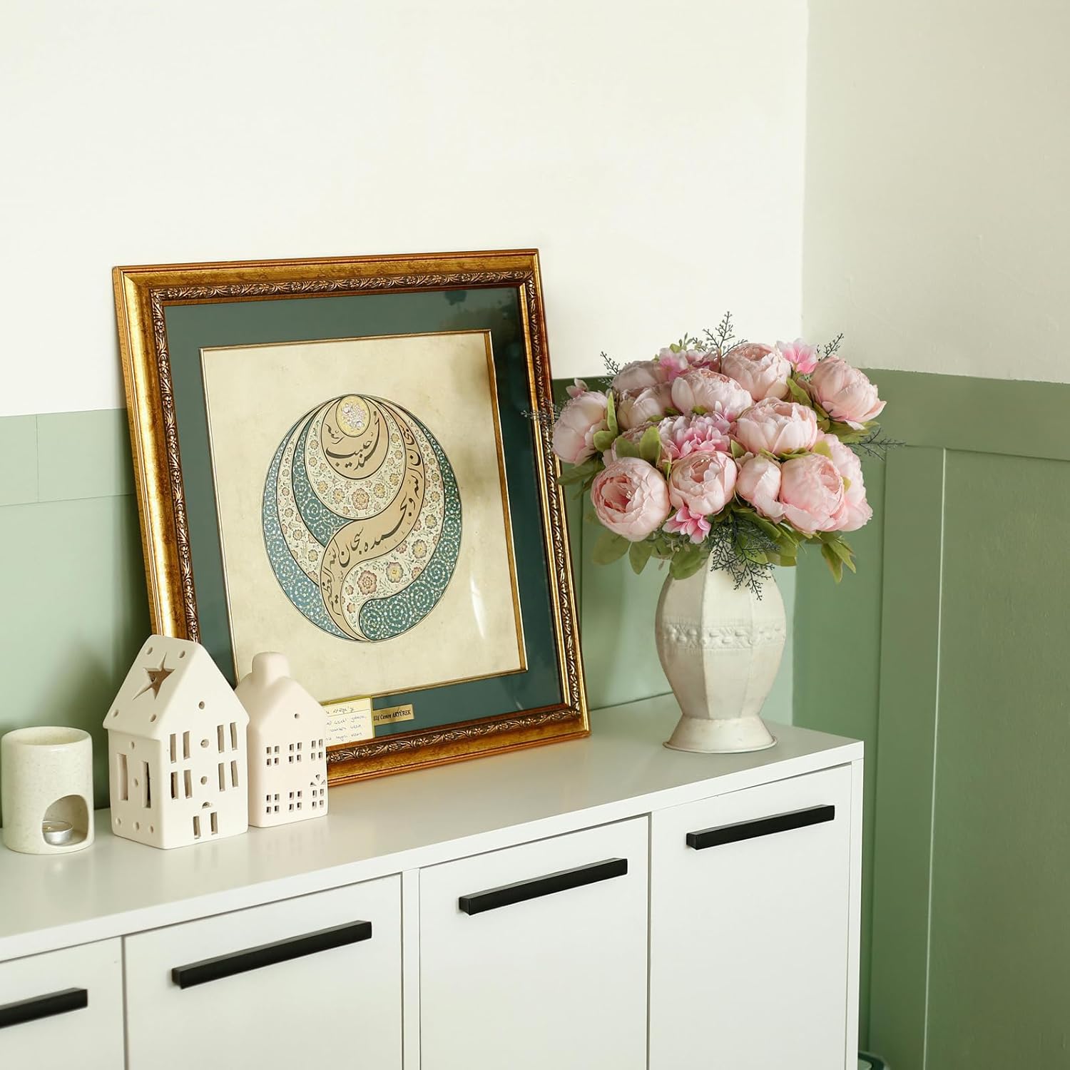 Green Artificial Flowers - View 3