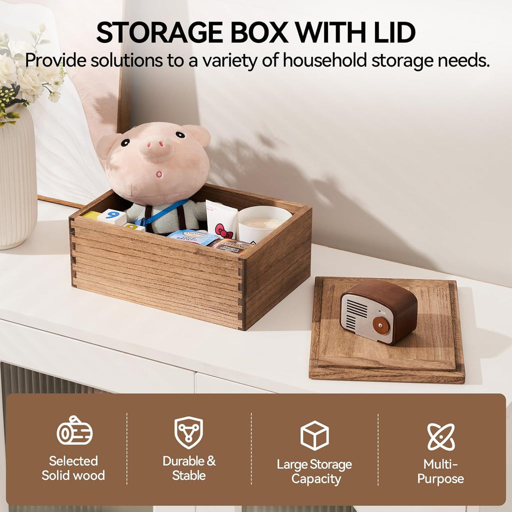 Wood Storage Basket - View 2