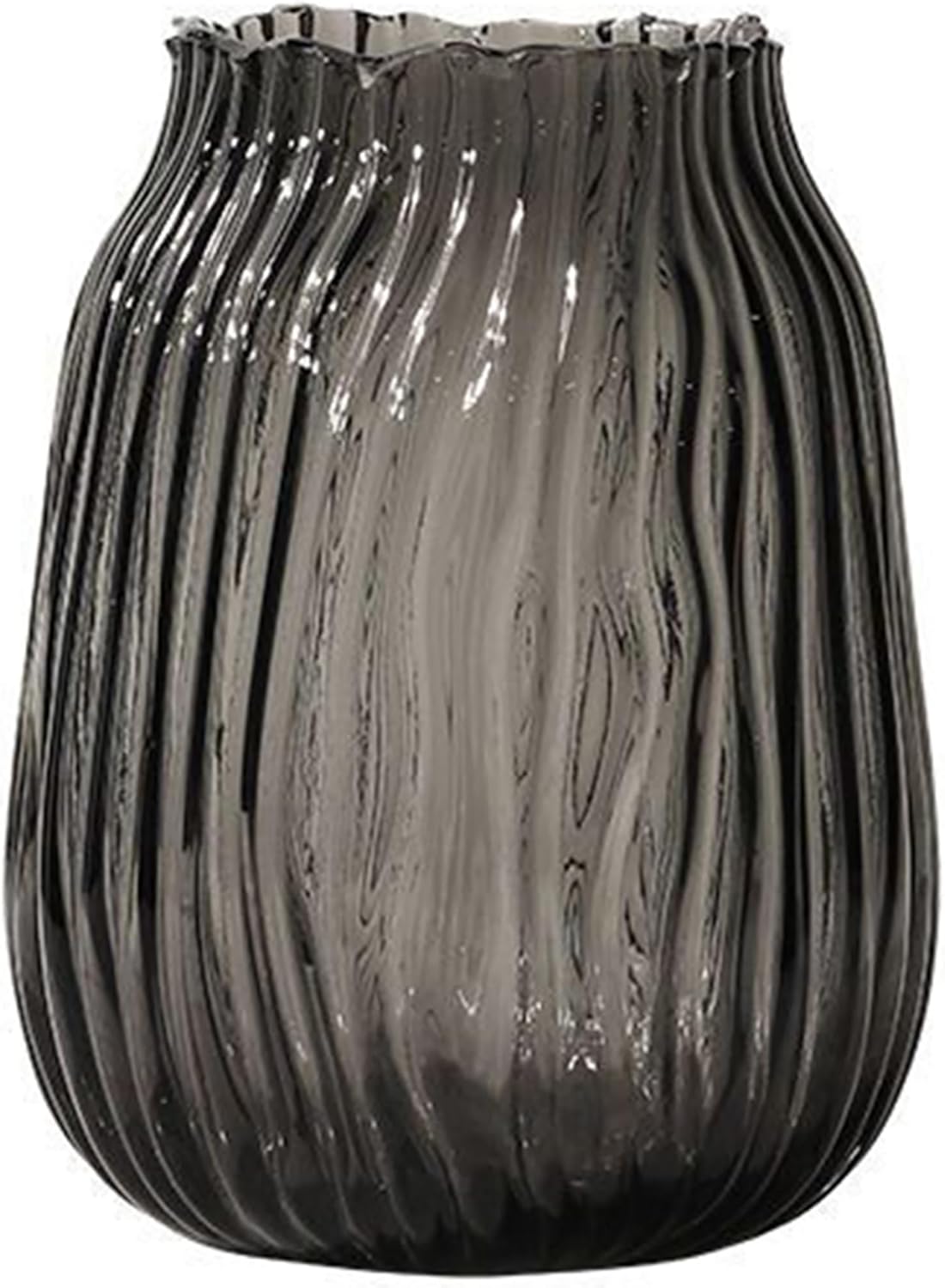 Boho Blue Decorative Vase — Smoke Grey