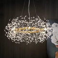 Round Luxe Gold Chandelier — 6-Light — 6-Light/Chandelier