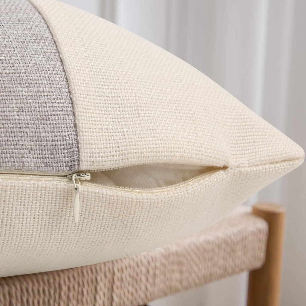 Lumbar Boho Fabric Throw Pillow Cover — 20" - View 4
