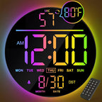 RGB Blue Wall Clock — 10"