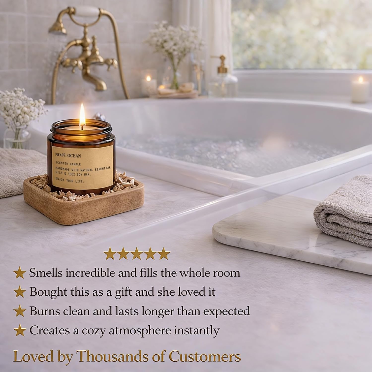 Soy Wax Wax Scented Candle - View 6