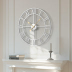 Battery Operated Black Wall Clock — 24"
