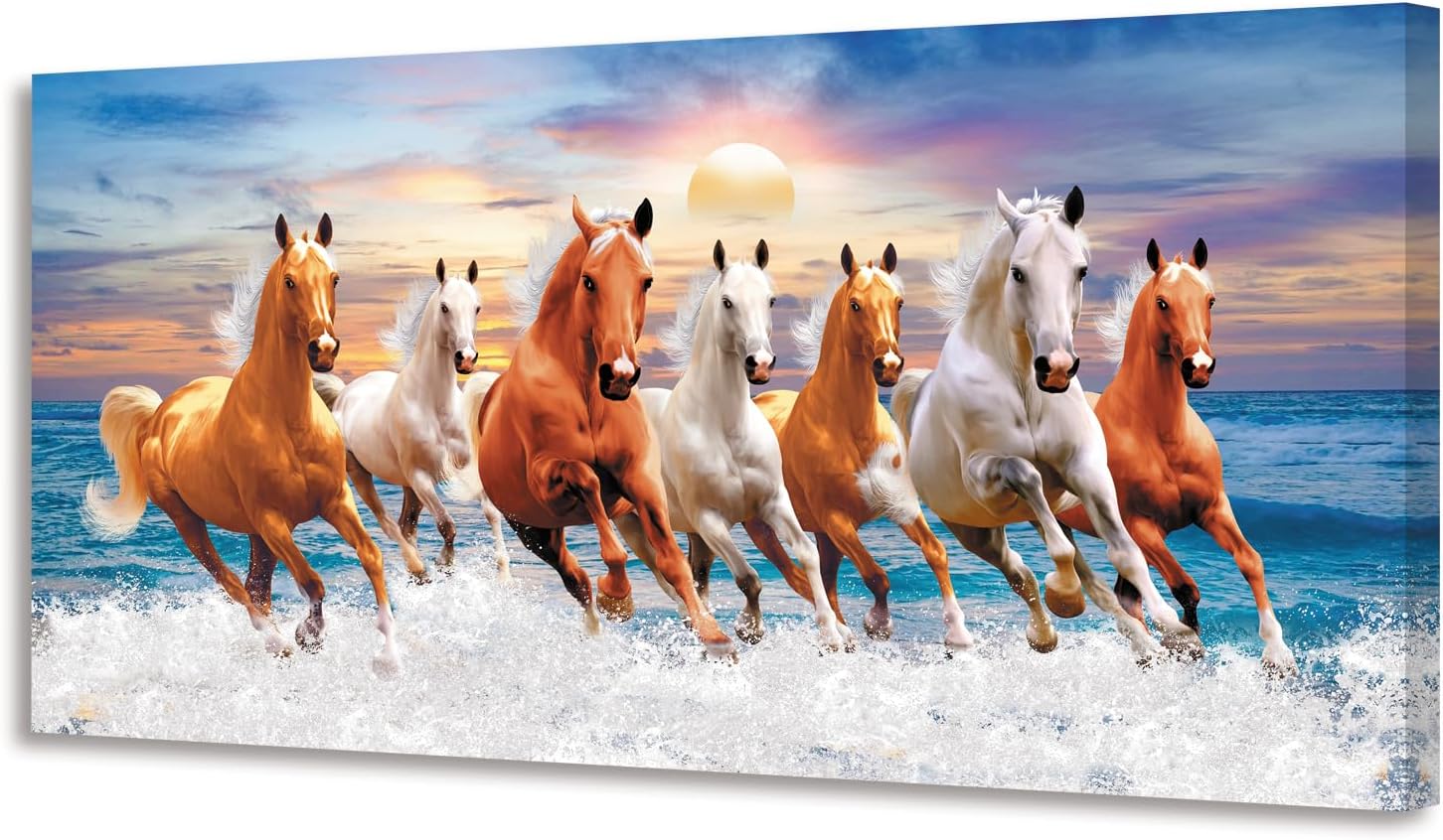 Framed Beige Wall Art — 40" — 58"L x 29"W