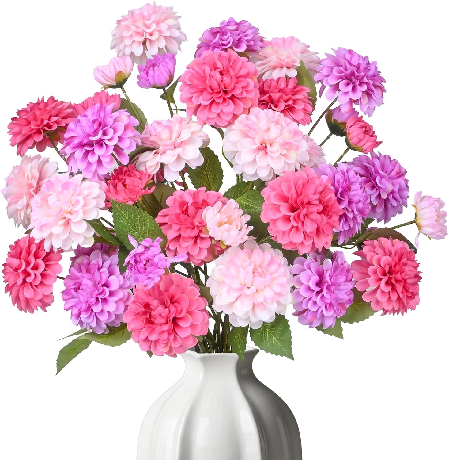 Green Artificial Flowers — Purpleroseredpink