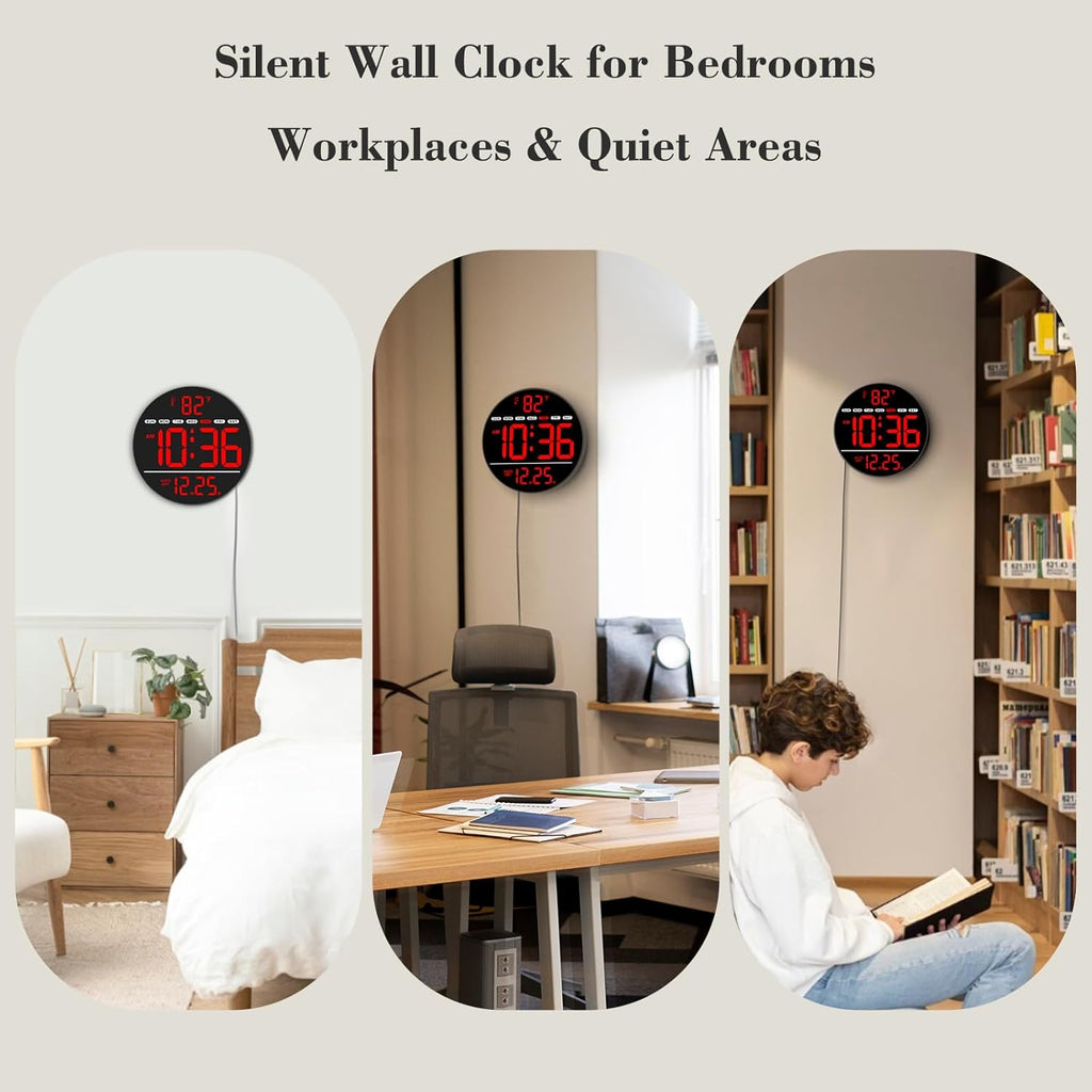 Blue Wall Clock - View 7