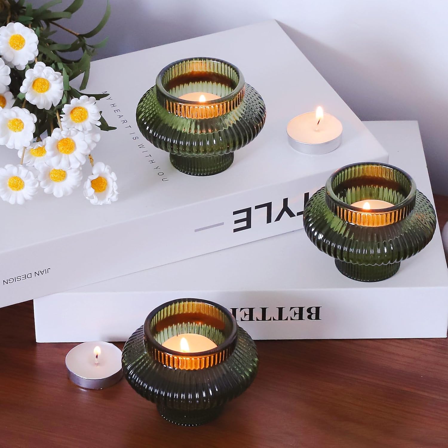 Brown Candle — Set of 6 - View 3