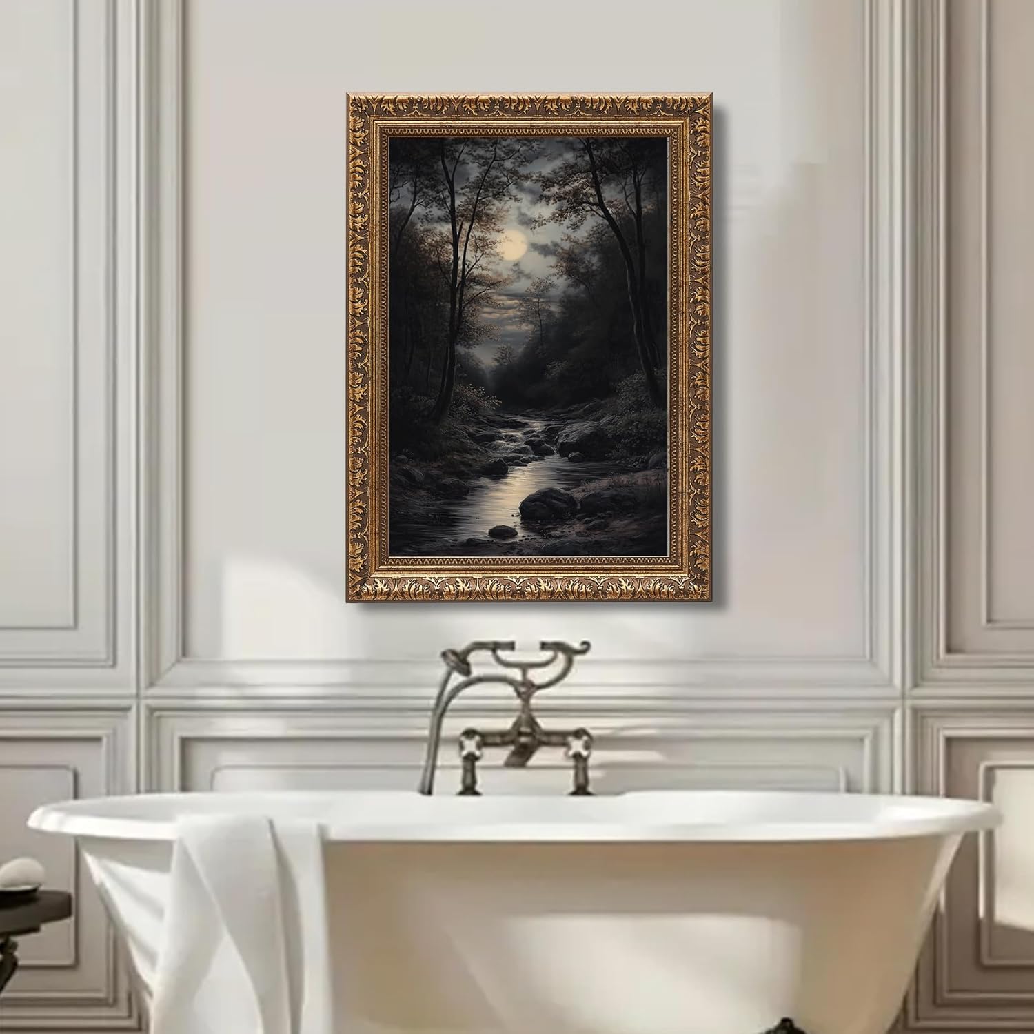 Framed Luxe Fabric Wall Decor — 8" - View 4