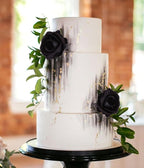 Velvet Luxe Black Artificial Flowers - View 2