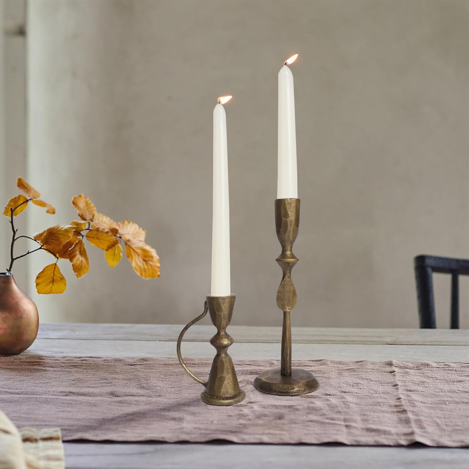 Vintage Luxe Metal Candle — Set of 2 - View 5