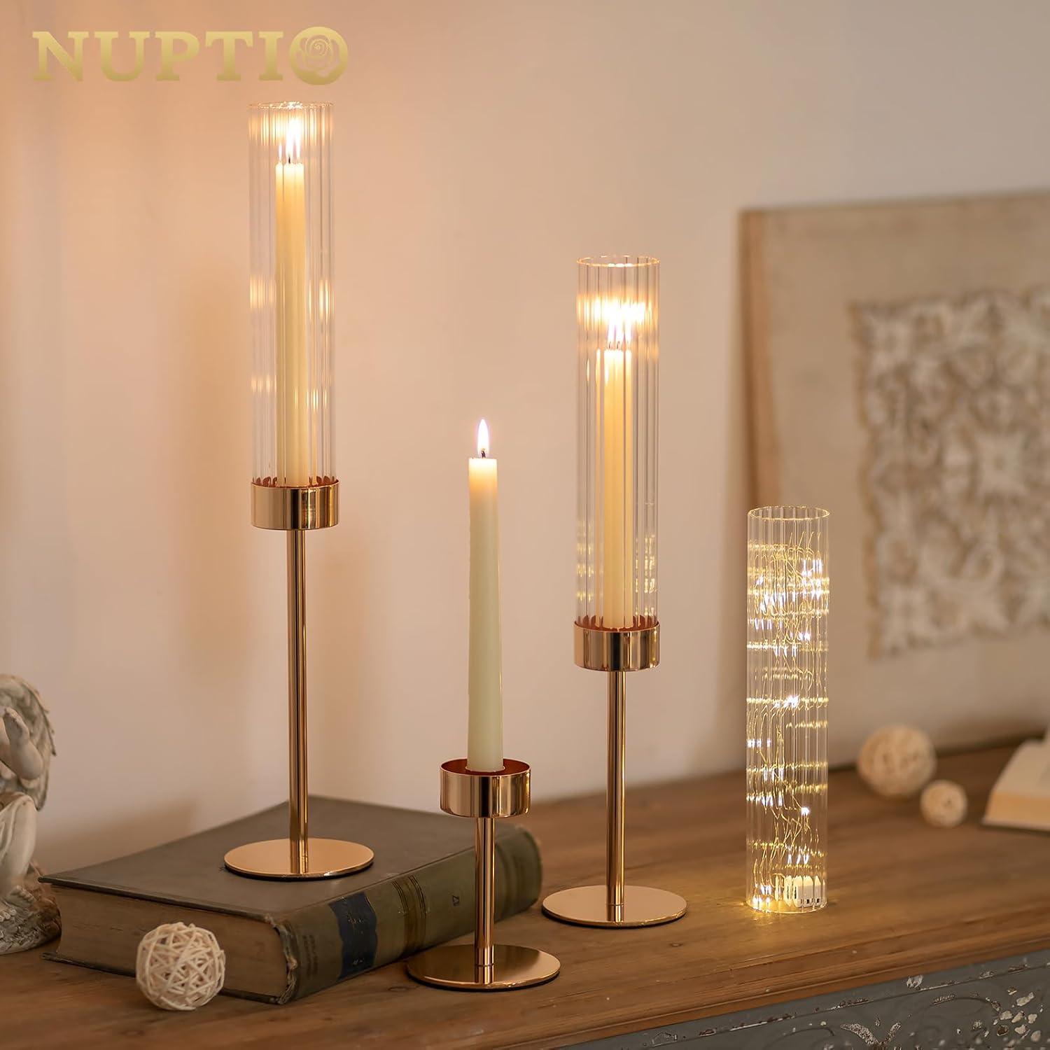 Gold Candle — Set of 6 - View 2