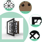 Framed Farmhouse Black Wall Mirror - View 6