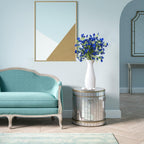 Blue Artificial Plant - View 2