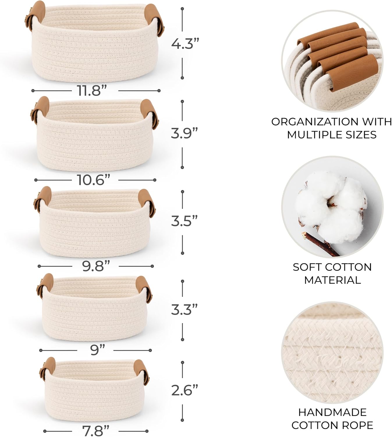 Beige Storage Bin — Set of 5 - View 4