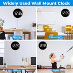 Adjustable Wall Clock — 10" - View 7