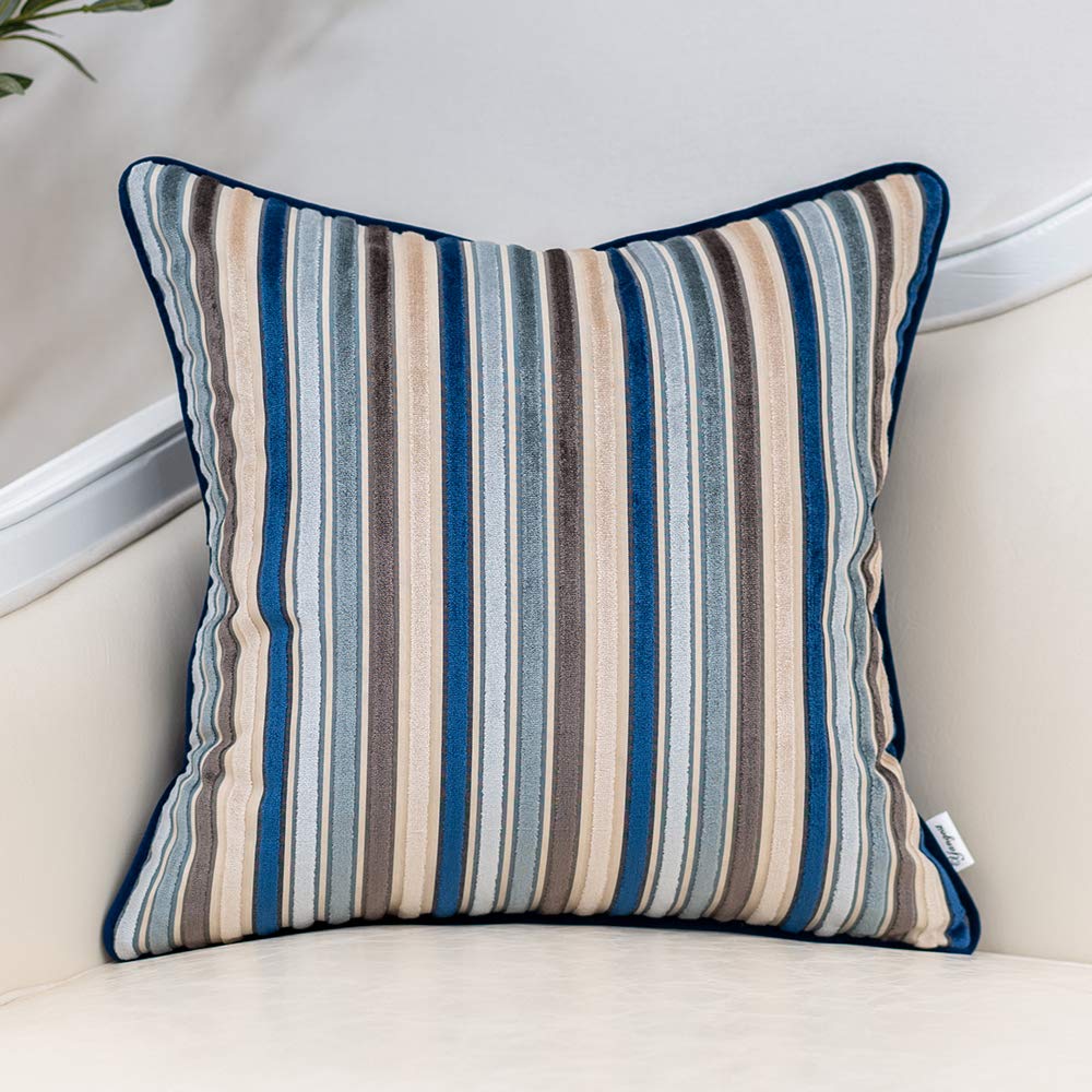 Velvet Boho Beige Throw Pillow Cover — 20"