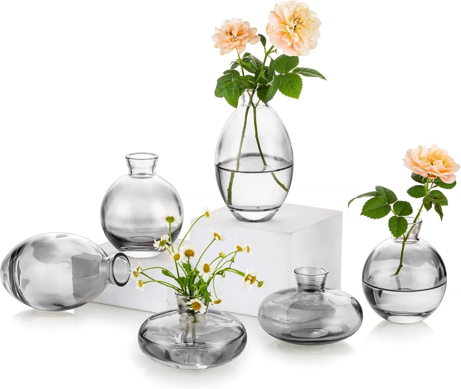 Vintage Modern Gold Vase — 2 Sets
