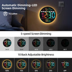 RGB Black Table Lamp — 8" - View 4