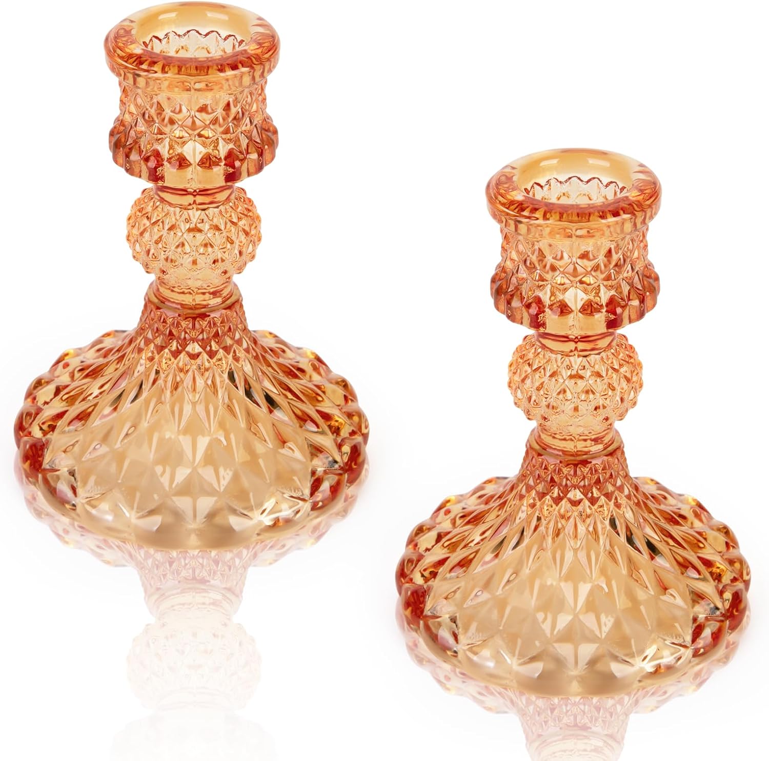 Orange Pillar Candle — Orange