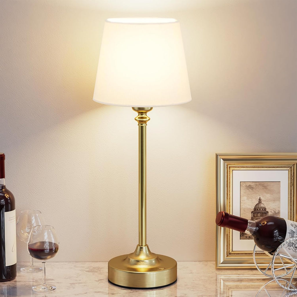 Cordless Luxe Black Table Lamp - View 9