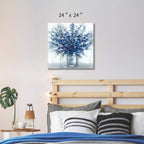 Blue Canvas Wall Art — 24" - View 4