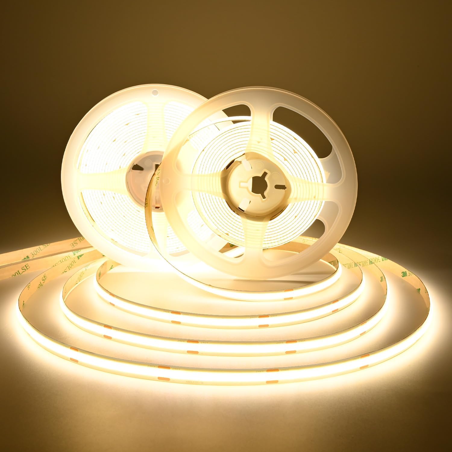 Dimmable Beige LED Strip Lights — 2Pack Natural White 4000K