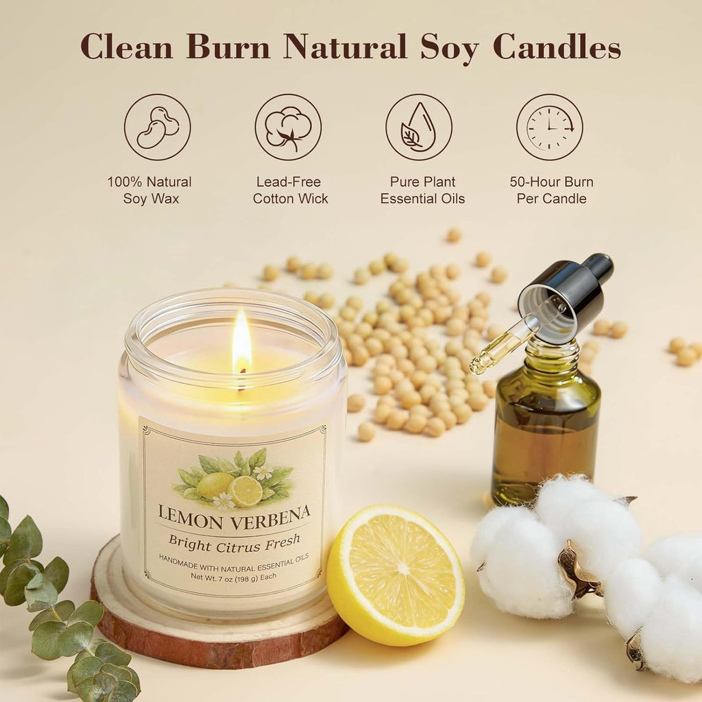 Linen Metal Scented Candle - View 5
