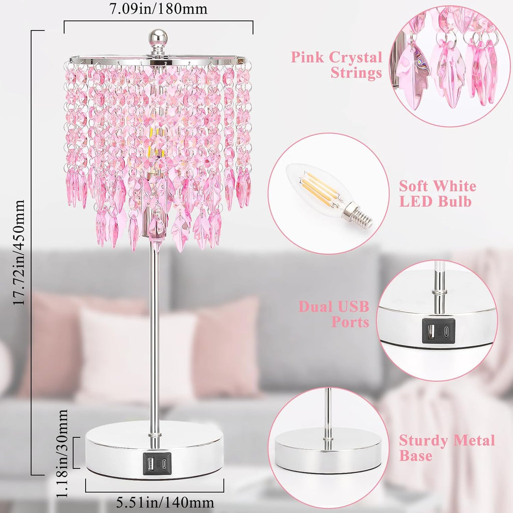 Dimmable Luxe Gold Bedside Lamp - View 3