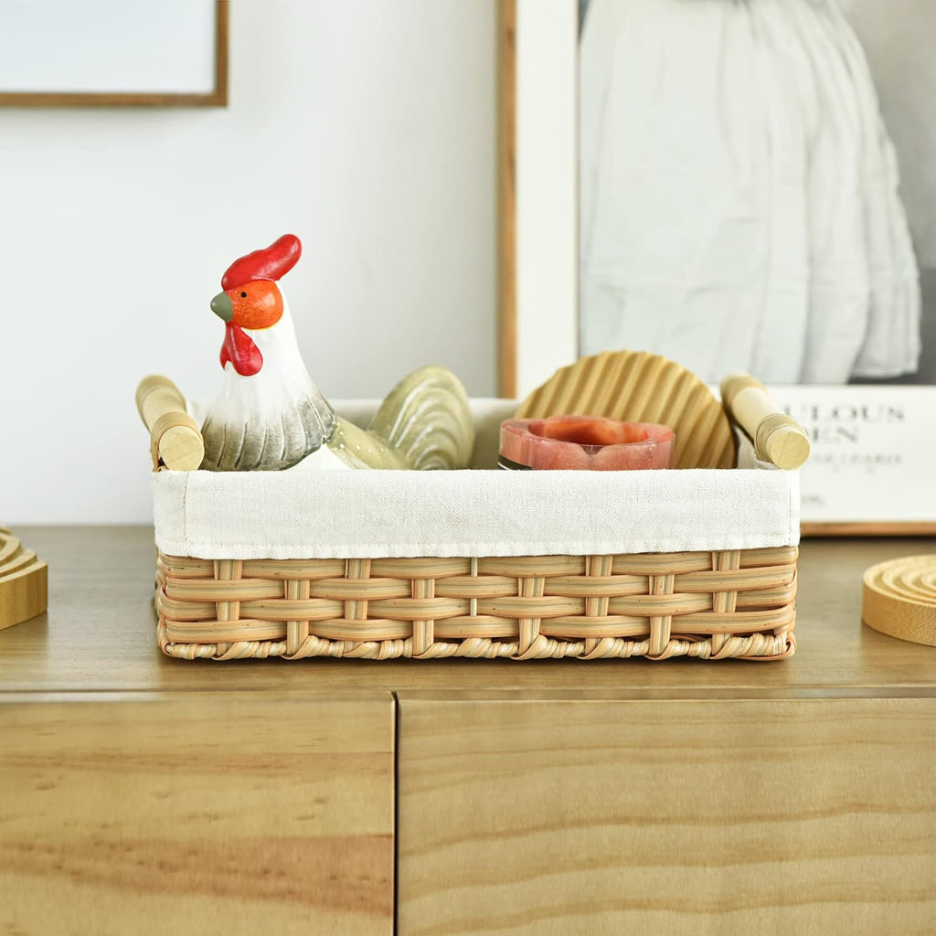 Rattan Storage Basket — Set of 2 - View 7