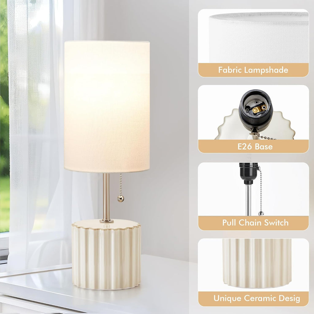 Adjustable Blue Nightstand Lamp — Set of 2 - View 3